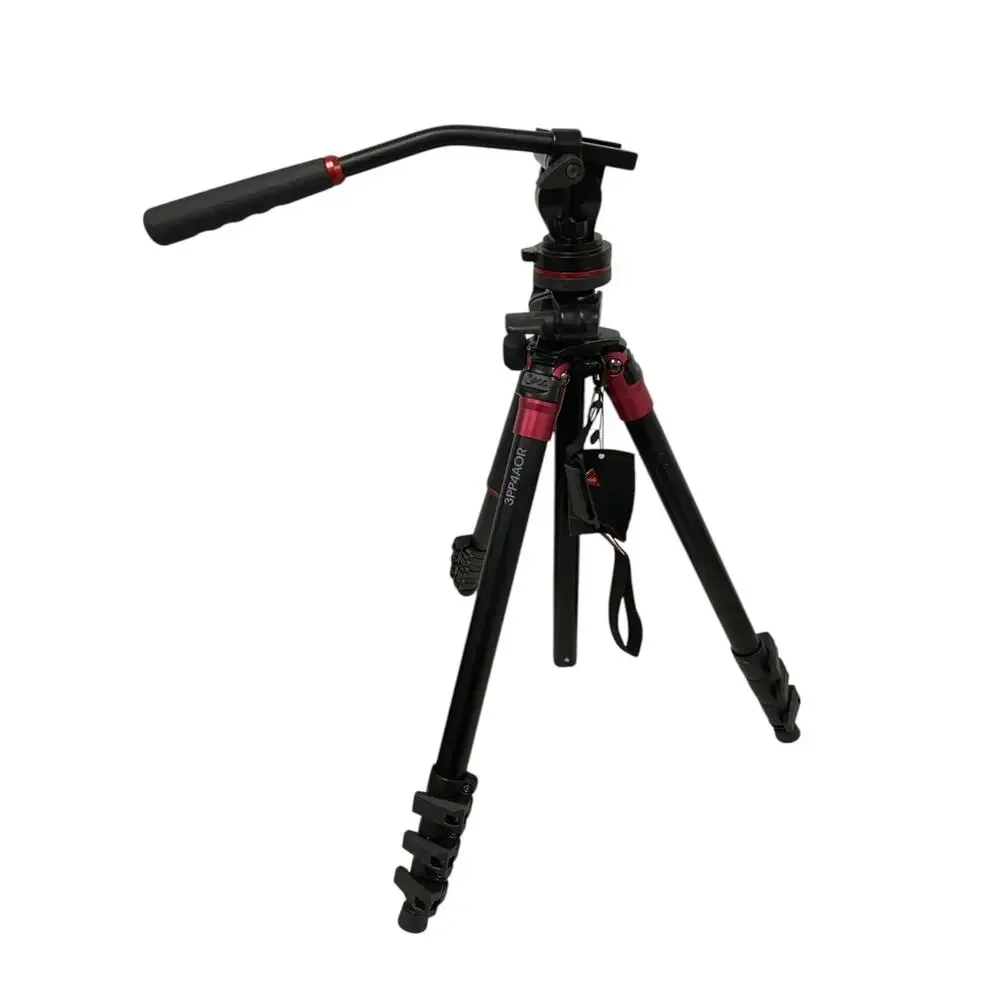 3Pod Orbit 4-Section Aluminum Tripod Lightweight Fluid Video Head Bag 3PP4AOR